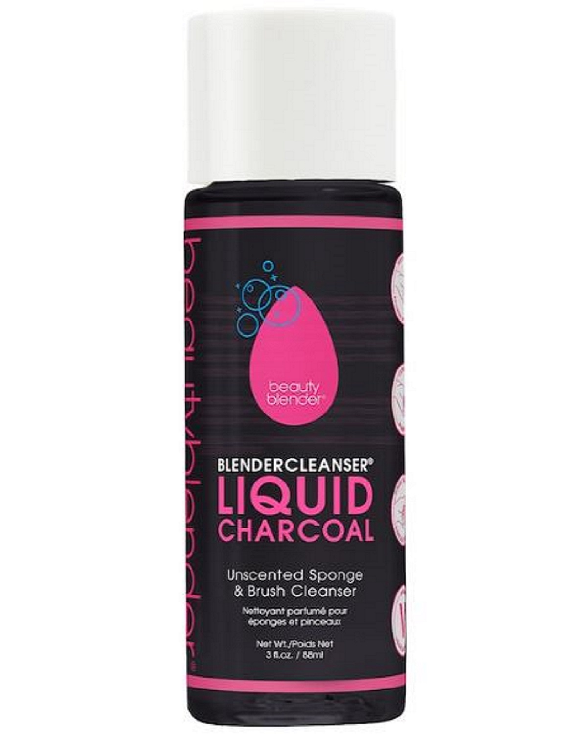 beauty cleanser charcoal (limpiador líquido de brochas y esponjas)